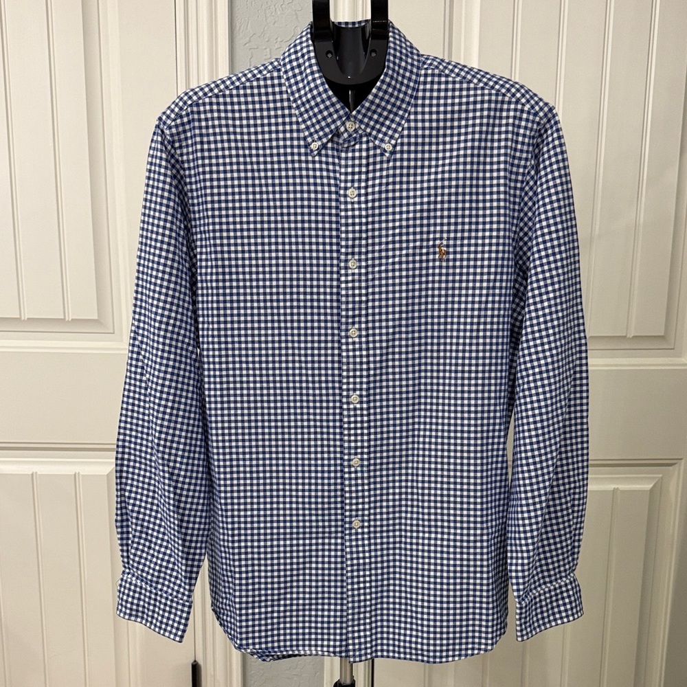 Men's Blue Checkered Shirt